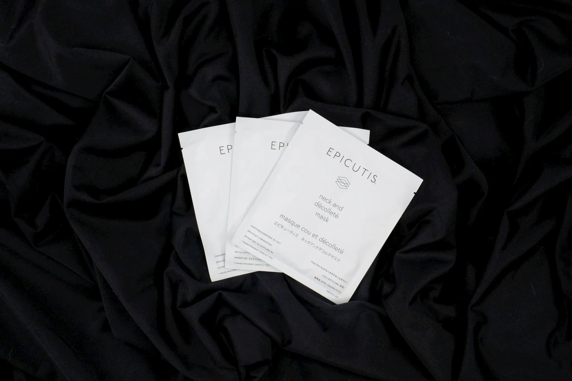 Epicutis Neck and Décolleté Mask packets