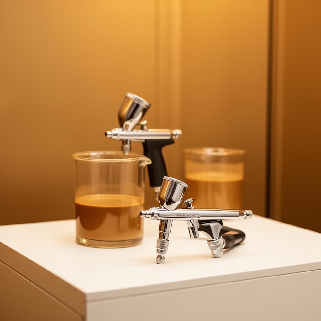 Custom spray tan experience at Parlour Bellus