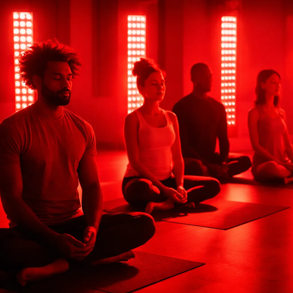 Red light meditation session at Parlour Bellus